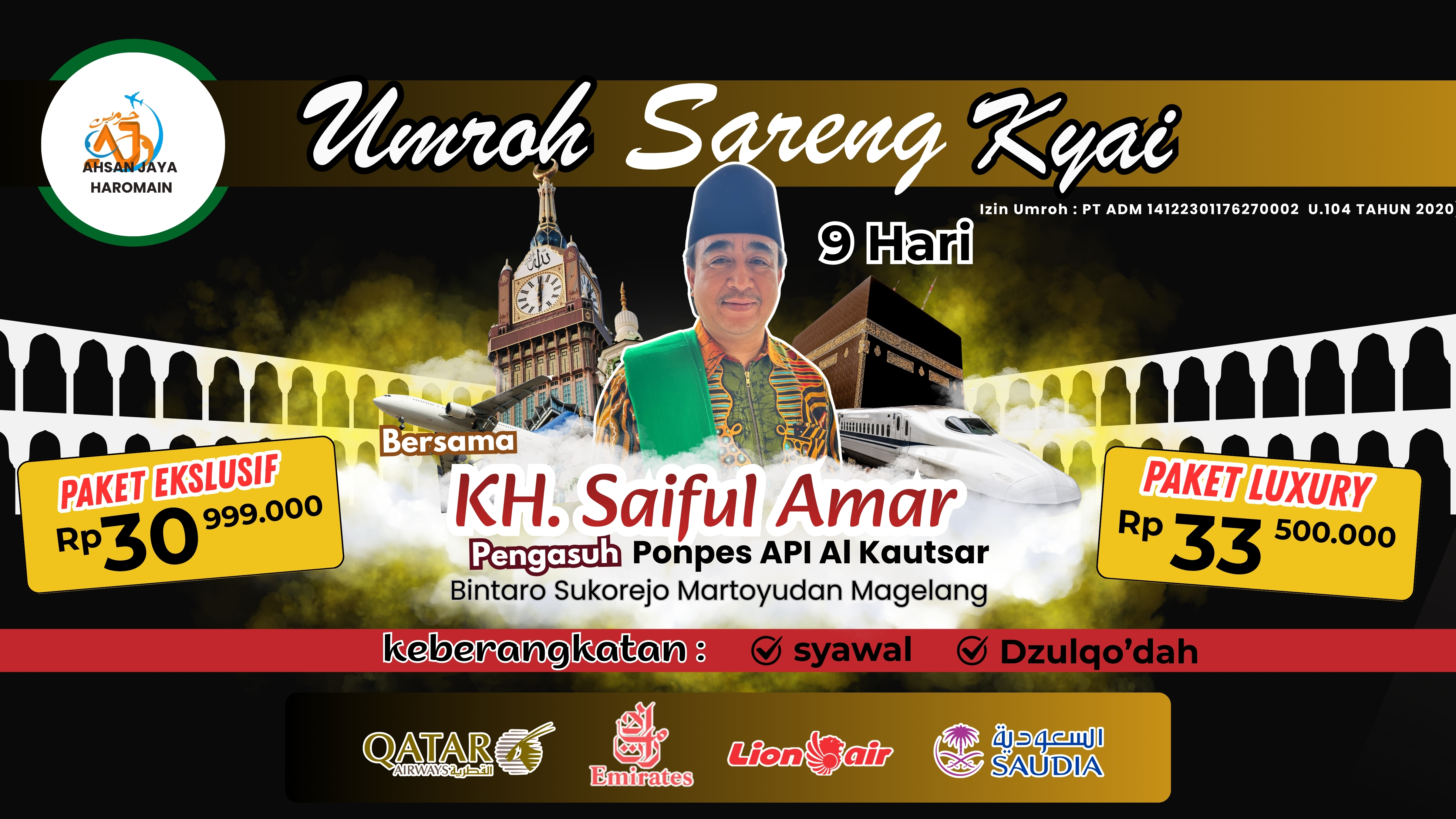 Umroh sareng Kyai - 9 Hari